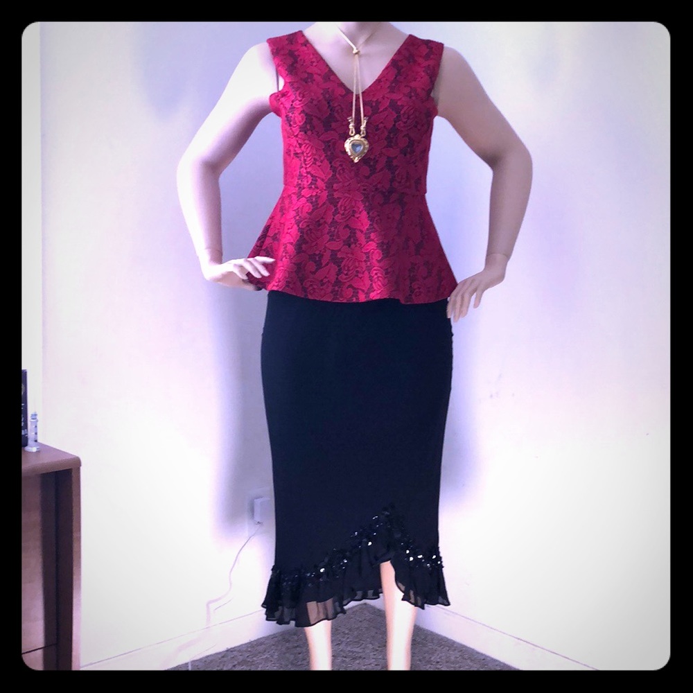 Women’s formal shirt & skirt.